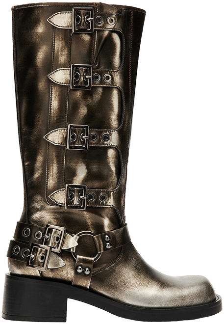 ROCKYY SILVER LEATHER