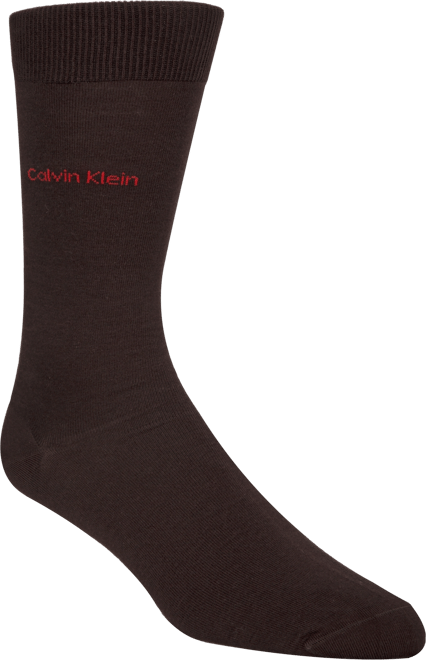 Men's Socks, Giza Cotton Flat Knit Crew