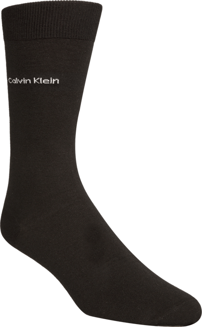 Men's Socks, Giza Cotton Flat Knit Crew