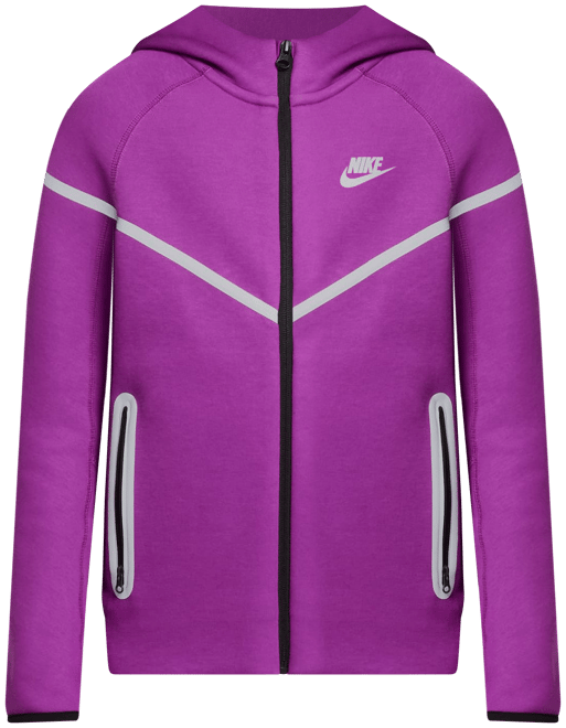 Nike Sportswear Tech Fleece Big Kids' (Boys') Reflective Full-Zip Hoodie