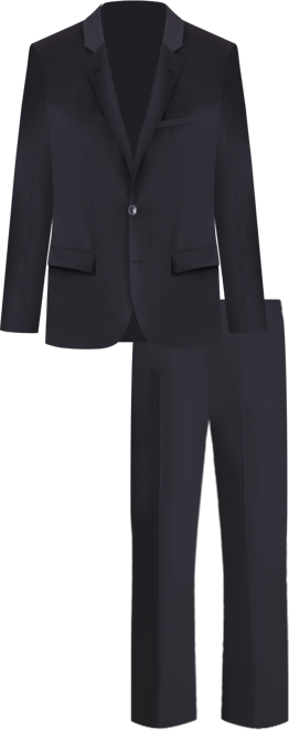 Hugo by  Men Modern-Fit Wool Blend Suit