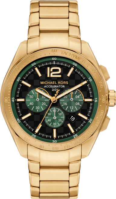 Michael Kors Men's Accelerator 2.0 Chronograph Gold-Tone Stainless