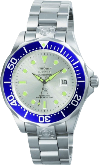 Men's 3046 Pro Diver Automatic 3 Hand Silver Dial Watch