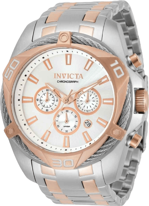 Men's 34134 Bolt Quartz Chronograph Silver Dial Watch