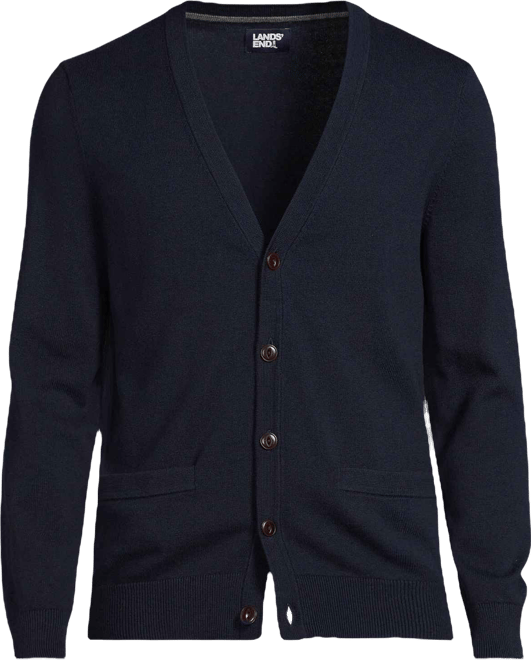 Men's Fine Gauge Cotton Cardigan