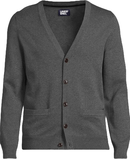Men's Fine Gauge Cotton Cardigan