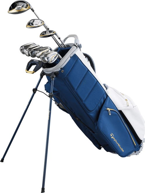 TaylorMade Women's Kalea Gold Stand Bag 10-Piece Complete Set