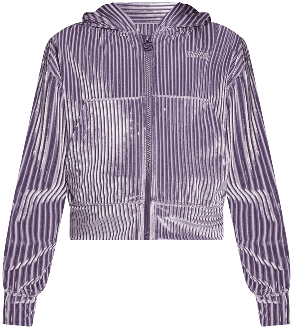 Nike Sportswear Big Kids' (Girls') Full-Zip Ribbed Hoodie