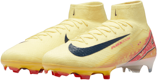 Nike Mercurial Superfly 10 Elite "Kylian Mbappé" รองเท้าสตั๊ดฟุตบอลหุ้มข้อสูง FG