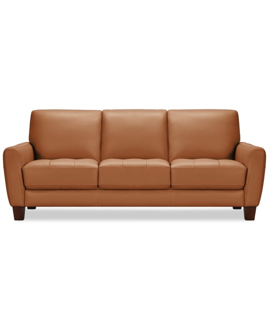 Galligher 82" Leather Sofa, Created for Macy's