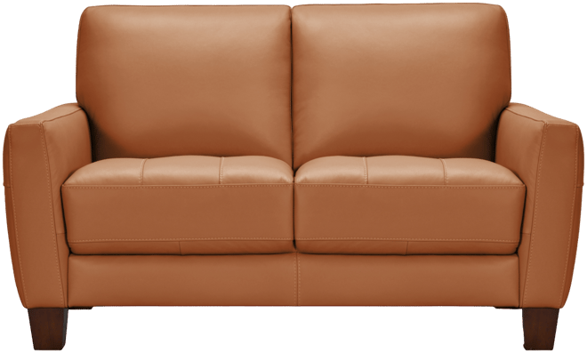 Galligher 59" Leather Loveseat, Created for Macy's