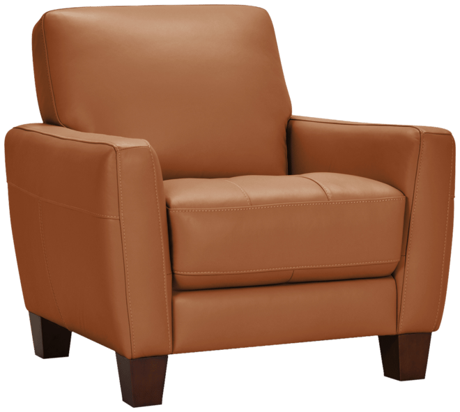 Galligher 36" Leather Chair, Created for Macy's