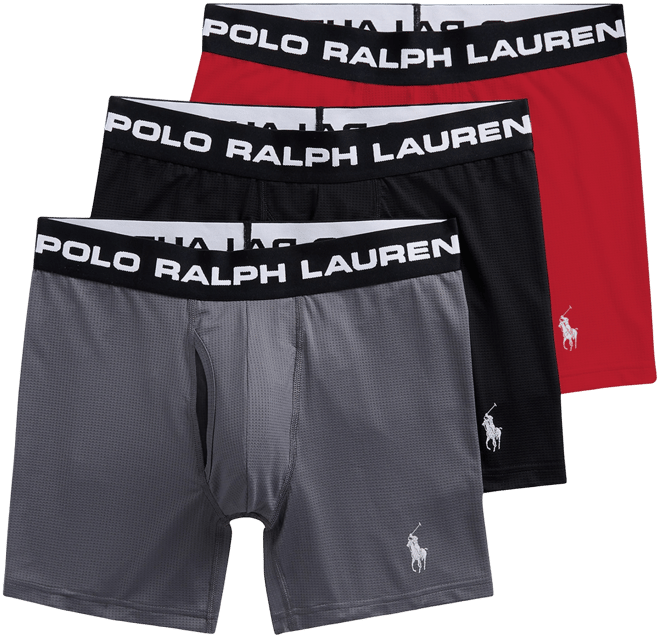 Polo Ralph Lauren Men's 3-Pack Perfect Pouch Boxer Briefs - Macy's