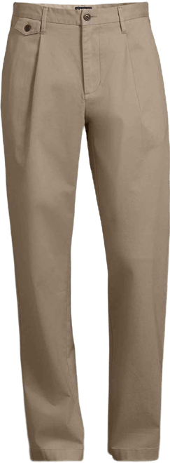Men's Knockabout Comfort Waist Relaxed Fit Pleated Front Chino Pant
