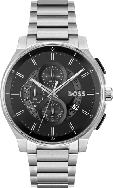 Men's Peak 2.0 Quartz Chrono Stainless Steel Watch 45mm