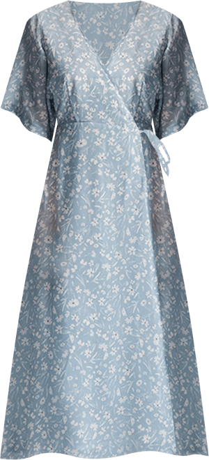 Women's Maxi Wrap Dress