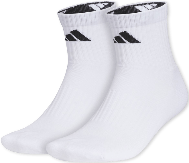 adidas Pure Training 2-Pack High Quarter Socks