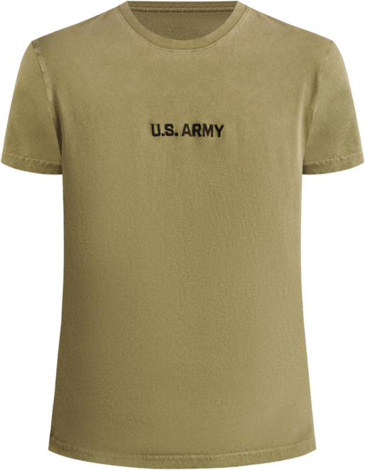 Men's Small Army Logo with Small Back Hit T-Shirt
