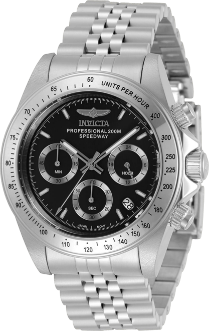 Men's 30989 Speedway Quartz Chronograph Black Dial Watch