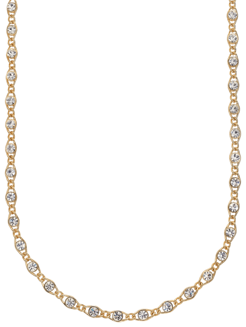 Clear Crystal Strand Necklace