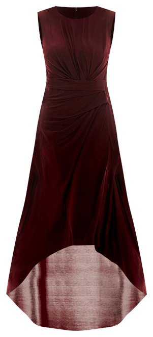 Premier Amour Womens Sleeveless High Low Fit Flare Dress Color Wine JCPenney