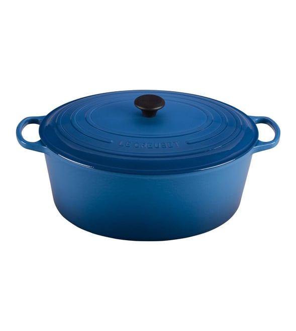 15.5 Quart Enameled Cast Iron Oval Dutch Oven