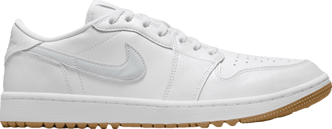 Free Shipping - Nike Air Jordan 1 Low G Golf Shoes White/Gum