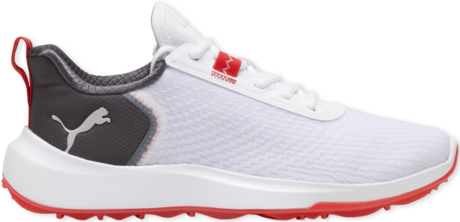 PUMA FUSION ゴルフシューズ ホワイト/レッド PUMA FUSION ゴルフシューズ ホワイト/レッド