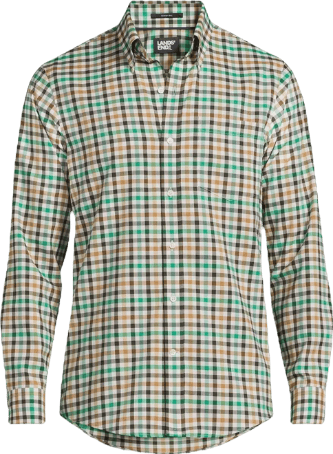 Men's Tailored Fit No Iron Twill Long Sleeve Shirt