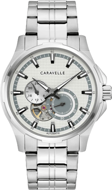 Men's Automatic Stainless Steel Bracelet Watch 42mm