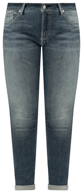 Plus Size Girlfriend Mid Rise Skinny Leg Jeans