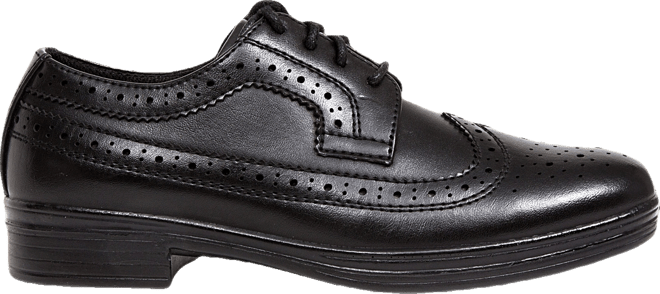 Little and Big Boys Wide Ace Dress Wing-Tip Dress Comfort Oxford