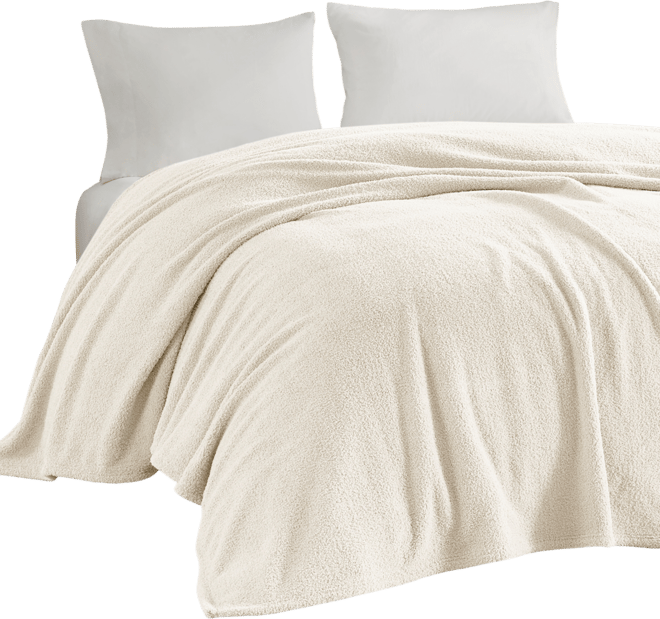 Feathersoft Lightweight Knit Blanket, Full/Queen