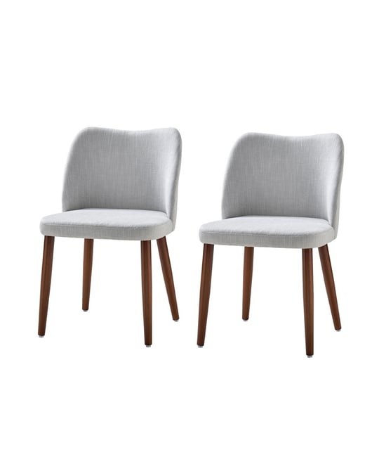 Melisa Dining Chair with Solid Wooden Legs,Set of 2