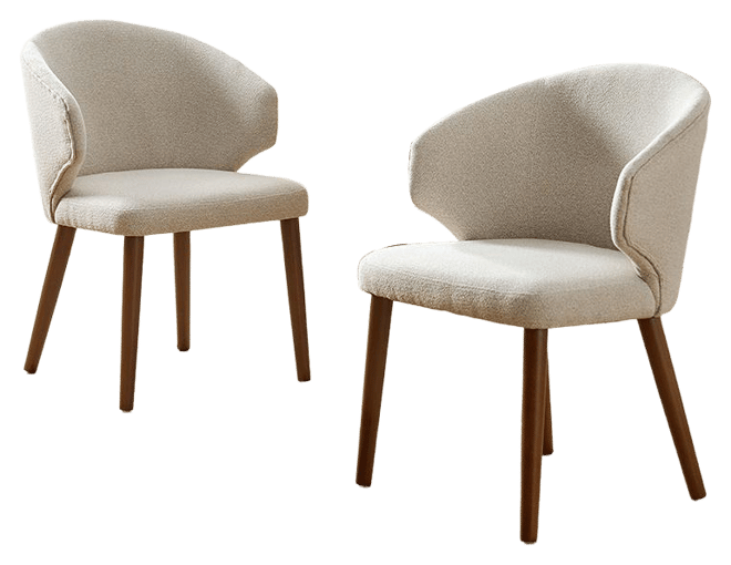 Mid-century Modern Upholstered Dining Chair