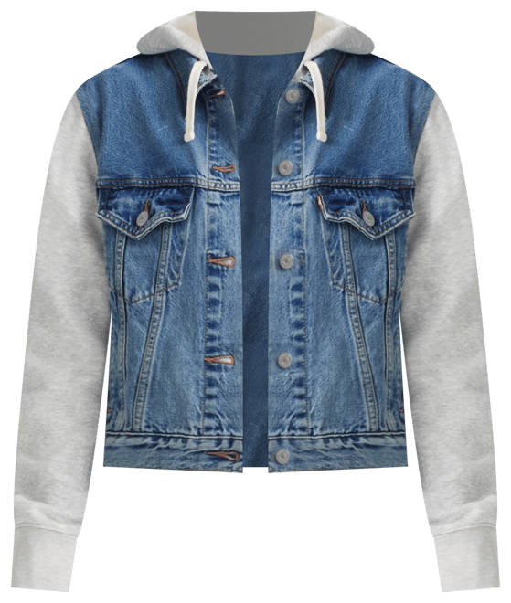 Levi's Women's Hybrid Hoodie Trucker Jacket - Macy's