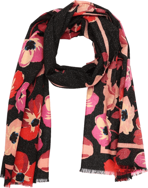 kate spade new york Women's Fall Poppies Wool Oblong Scarf - Macy's
