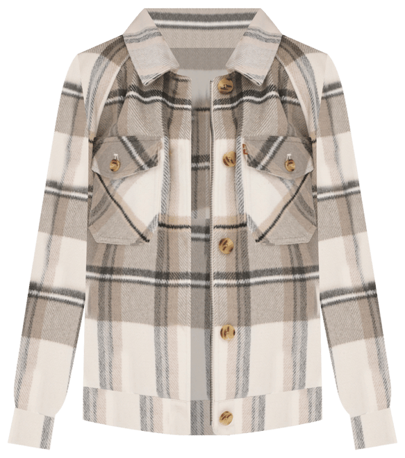 Women's Wool Blend Shirt Jacket