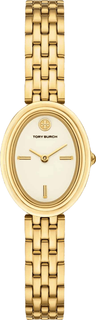 Women's The Oval Gold-Tone Stainless Steel Bracelet Watch 22mm