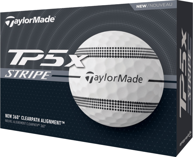 TaylorMade 2024 TP5x Stripe Golf Balls | Dick's Sporting Goods