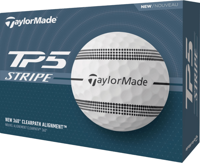 TaylorMade TP5 STRIPE ゴルフボール 2ダース NEW TP5 ストライプ ボール | NEW TP5 STRIPE BALL | TaylorMade