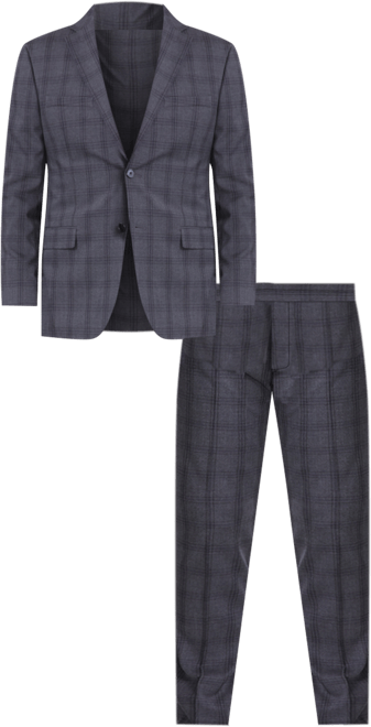 Men's Modern-Fit Nested Suit