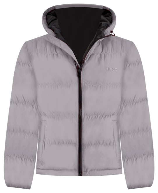 Hugo by  Men's Beazly2436 Slim-Fit Quilted Full-Zip Hooded Puffer Jacket