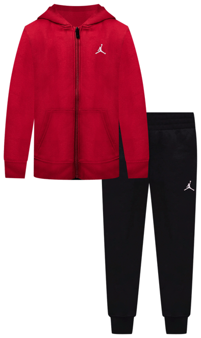 Jordan Brooklyn Fleece Little Kids' 2-Piece Full-Zip Hoodie Set
