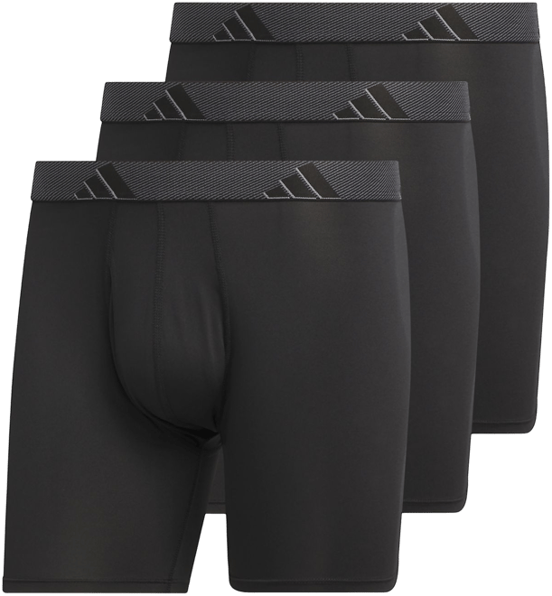 adidas Men's Microfiber Boxer Briefs – 3 Pack