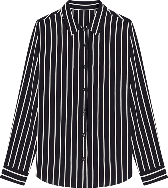 Women's Button-Front Crepe Shirt, Created for Macy's