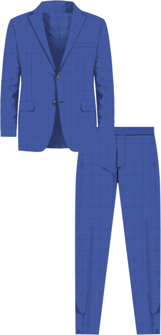 Men's Modern-Fit Nested Suit