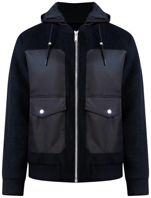Nike mixed media club bomber jacket hotsell