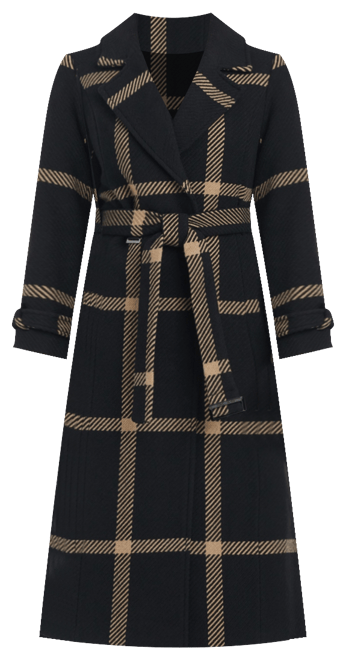Vince Camuto Women s Double Breasted Maxi Wool Blend Coat Macy s