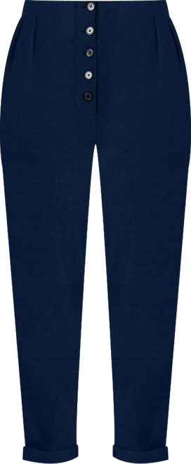 Women's Hollywood Waist Cropped Carrot Pants